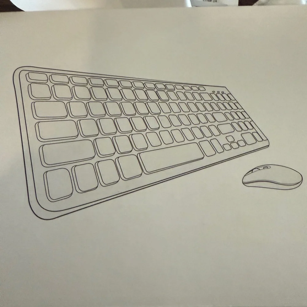 WIRELESS KEYBOARD AN MOUSE COMBO